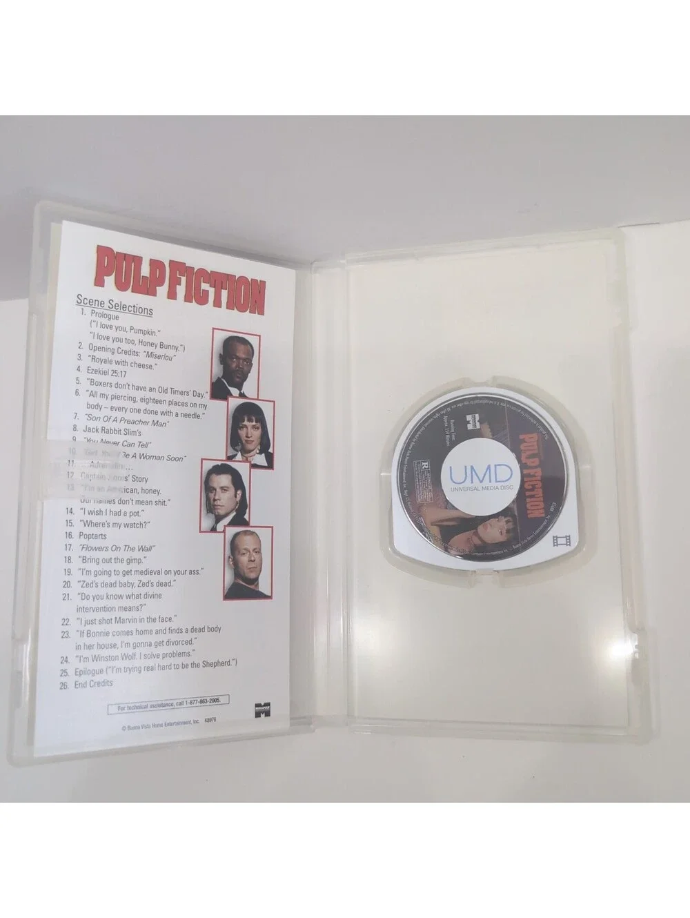 Pulp Fiction UMD-Movie 2005 PSP CIB Complete w/ Scene Selection Tested Works